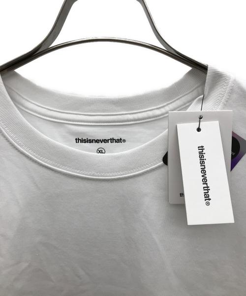 thisisneverthat（ディスイズネバーザット）thisisneverthat (ディスイズネバーザット) 半袖カットソー ホワイト サイズ:XL 未使用品の古着・服飾アイテム