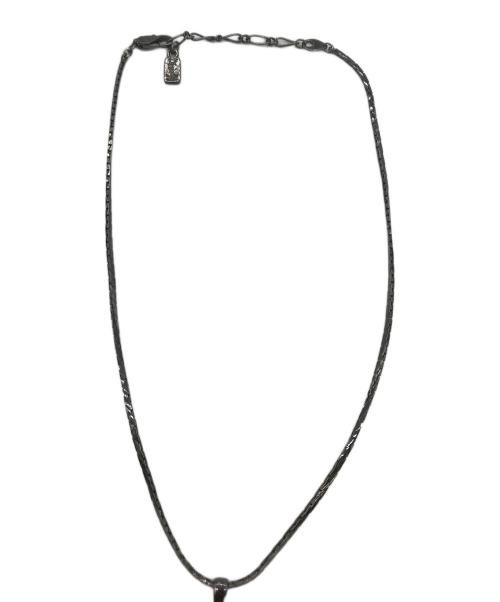 Yves Saint Laurent（イヴサンローラン）Yves Saint Laurent (イヴサンローラン) ネックレス ブラック×グリーンの古着・服飾アイテム