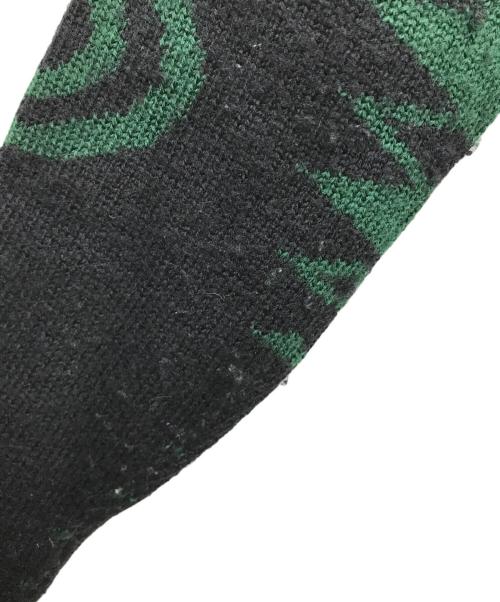 South2 West8（サウスツー ウエストエイト）South2 West8 (サウスツー ウエストエイト) 厚手ニット グリーン×ブラック サイズ:2の古着・服飾アイテム