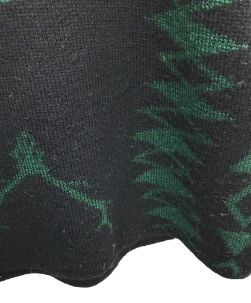 South2 West8（サウスツー ウエストエイト）South2 West8 (サウスツー ウエストエイト) 厚手ニット グリーン×ブラック サイズ:2の古着・服飾アイテム