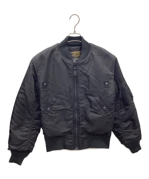 waiper（ワイパー）waiper (ワイパー) MA-1フライトジャケット ブラック サイズ:Sの古着・服飾アイテム