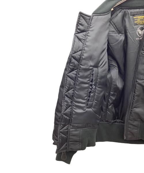 waiper（ワイパー）waiper (ワイパー) MA-1フライトジャケット ブラック サイズ:Sの古着・服飾アイテム