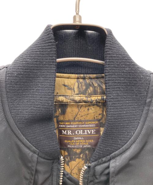MR.OLIVE（ミスターオリーブ）MR.OLIVE (ミスターオリーブ) MA-1ジャケット ブラック サイズ:Mの古着・服飾アイテム