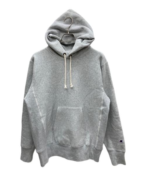 Champion REVERSE WEAVE（チャンピオン リバース ウィーブ）Champion REVERSE WEAVE (チャンピオン リバース ウィーブ) プルオーバーパーカー グレー サイズ:XLの古着・服飾アイテム