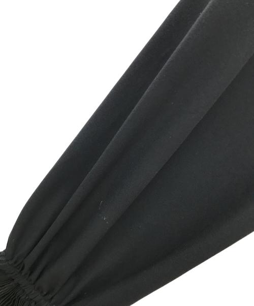 UNITED ARROWS TOKYO（ユナイテッドアローズトウキョウ）UNITED ARROWS TOKYO (ユナイテッドアローズトウキョウ) オーガンジープリーツカフスブラウス ブラック サイズ:無しの古着・服飾アイテム