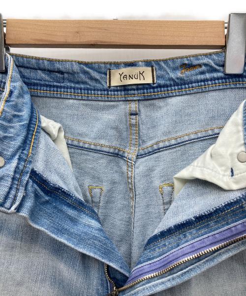 YANUK（ヤヌーク）YANUK (ヤヌーク) デニムパンツ スカイブルー サイズ:24の古着・服飾アイテム