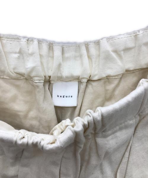 KAGURE（カグレ）KAGURE (カグレ) ワイドパンツ ベージュ サイズ:FREEの古着・服飾アイテム