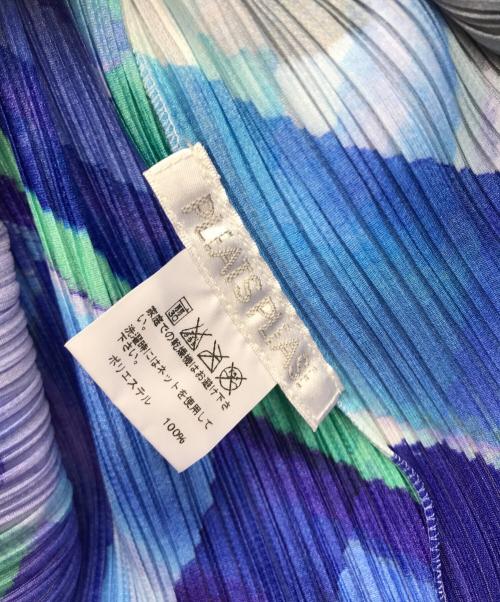 PLEATS PLEASE（プリーツプリーズ）PLEATS PLEASE (プリーツプリーズ) ノースリーブカットソー ブルー サイズ:4の古着・服飾アイテム