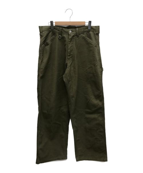 uniform experiment（ユニフォームエクスペリメント）uniform experiment (ユニフォームエクスペリメント) ペインターパンツ カーキ サイズ:4の古着・服飾アイテム