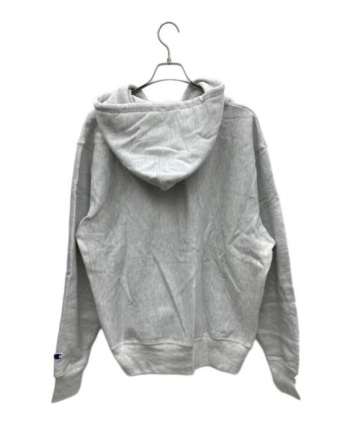 MoMA（モマ）MoMA (モマ) Champion (チャンピオン) ジップパーカー グレー サイズ:Lの古着・服飾アイテム