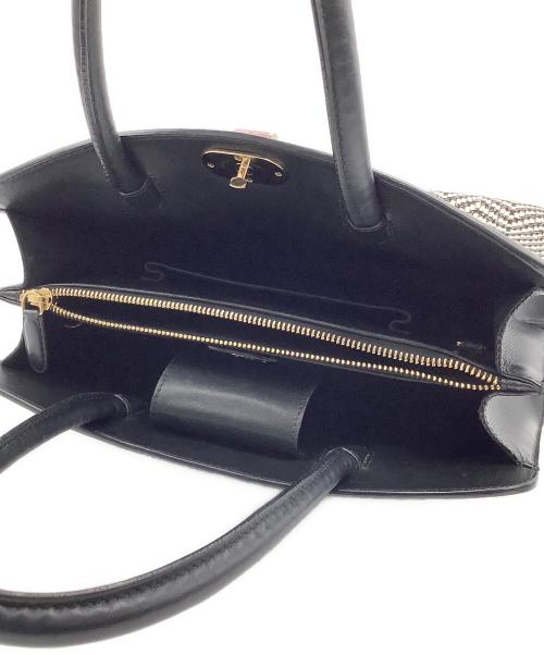 BVLGARI（ブルガリ）BVLGARI (ブルガリ) イザベラ ブラック×ホワイトの古着・服飾アイテム