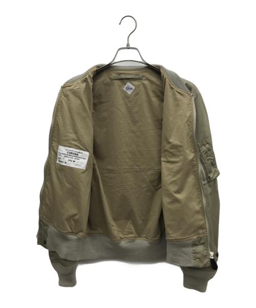 THE CORONA UTILITY（コロナユーティリティ）THE CORONA UTILITY (コロナユーティリティ) ブルゾン ベージュ サイズ:Sの古着・服飾アイテム