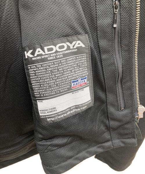 KADOYA（カドヤ）KADOYA (カドヤ) ライダースジャケット ブラック サイズ:Mの古着・服飾アイテム