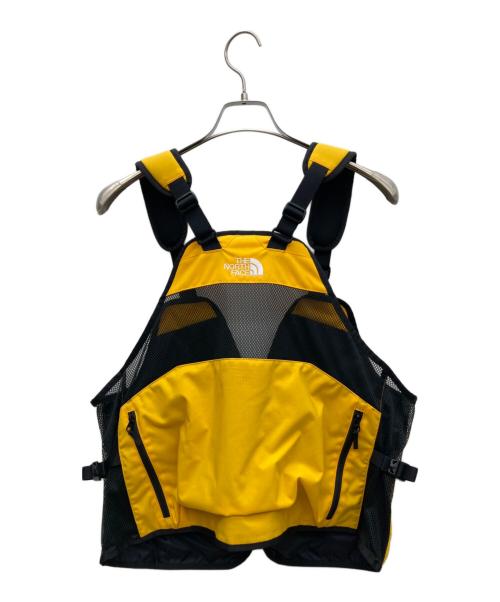 THE NORTH FACE（ザ ノース フェイス）THE NORTH FACE (ザ ノース フェイス) ギアメッシュベスト イエロー×ブラック サイズ:Mの古着・服飾アイテム