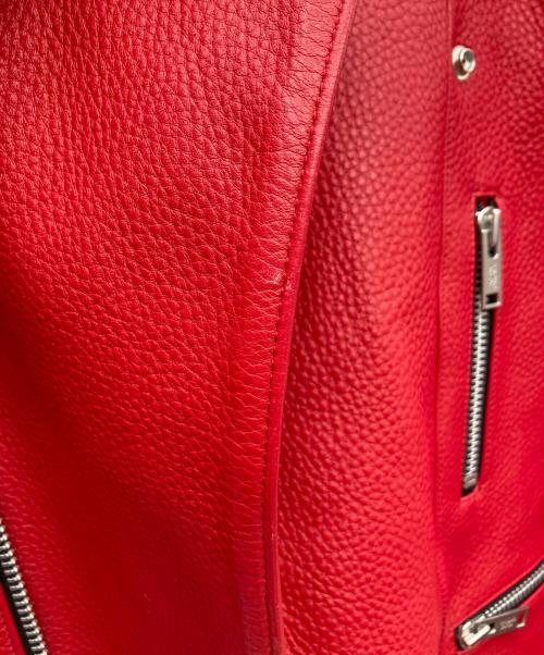 ROARS ORIGINAL（ローアズオリジナル）ROARS ORIGINAL (ローアズオリジナル) PADDED RIDERS JACKET レッド サイズ:Mの古着・服飾アイテム