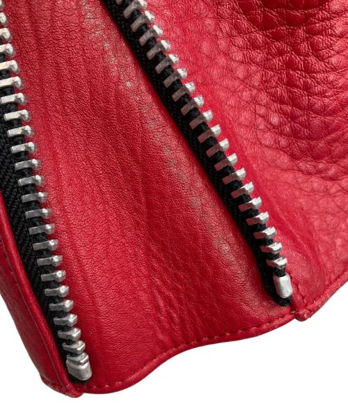 ROARS ORIGINAL（ローアズオリジナル）ROARS ORIGINAL (ローアズオリジナル) PADDED RIDERS JACKET レッド サイズ:Mの古着・服飾アイテム