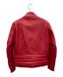 ROARS ORIGINAL (ローアズオリジナル) PADDED RIDERS JACKET レッド サイズ:M：60000円