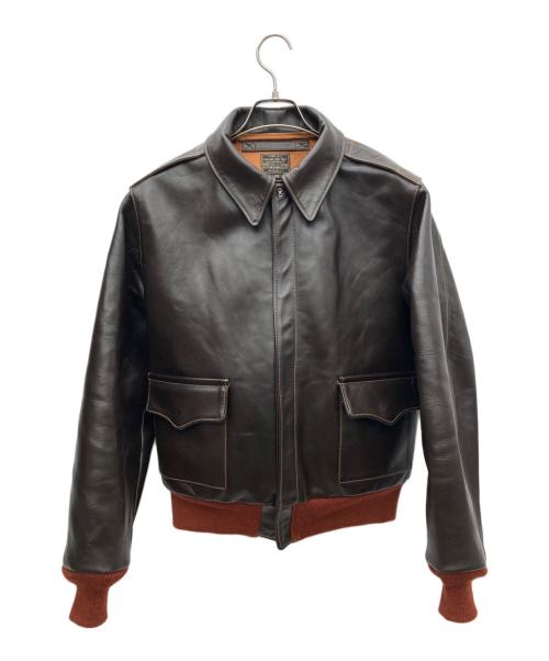 BUZZ RICKSON'S（バズリクソンズ）BUZZ RICKSON'S (バズリクソンズ) レザージャケット ブラウン サイズ:40の古着・服飾アイテム