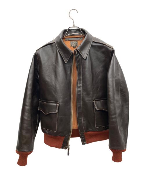 BUZZ RICKSON'S（バズリクソンズ）BUZZ RICKSON'S (バズリクソンズ) レザージャケット ブラウン サイズ:40の古着・服飾アイテム