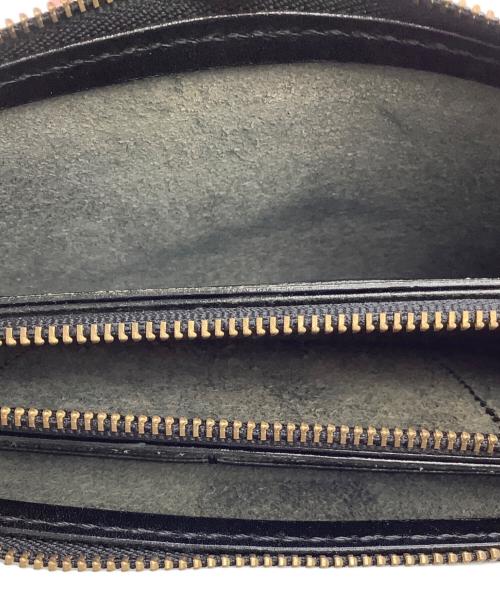 RHYTHMOS（リュトモス）RHYTHMOS (リュトモス) 長財布 ブラックの古着・服飾アイテム