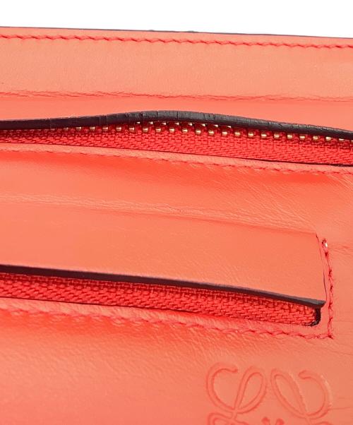 LOEWE（ロエベ）LOEWE (ロエベ) LOEWE アナグラム ラージダブルポーチ ショルダーバッグ  レッドの古着・服飾アイテム