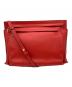 LOEWE（ロエベ）の古着「LOEWE アナグラム ラージダブルポーチ ショルダーバッグ 」｜レッド