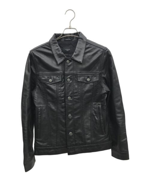 Liugoo Leathers（リューグーレザーズ）Liugoo Leathers (リューグーレザーズ) レザージャケット ブラック サイズ:Mの古着・服飾アイテム