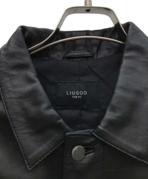 Liugoo Leathers（リューグーレザーズ）Liugoo Leathers (リューグーレザーズ) レザージャケット ブラック サイズ:Mの古着・服飾アイテム