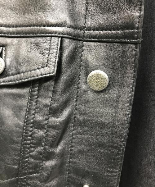 Liugoo Leathers（リューグーレザーズ）Liugoo Leathers (リューグーレザーズ) レザージャケット ブラック サイズ:Mの古着・服飾アイテム