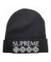 SUPREME（シュプリーム）の古着「Glitter Beanie」｜ブラック