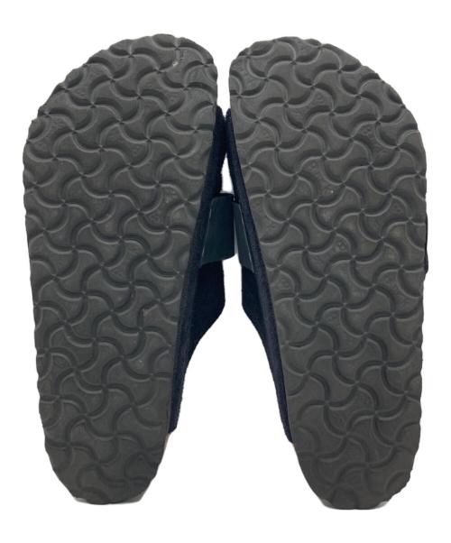 BIRKENSTOCK（ビルケンシュトック）BIRKENSTOCK (ビルケンシュトック)  BIRKENSTOCK KYOTO （ビルケンシュトック キョウト） ブラック×ブラウン サイズ:39の古着・服飾アイテム