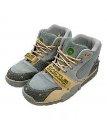 NIKE×Travis Scott（ナイキ×トラヴィススコット）の古着「Air Trainer 1 SP Grey Haze and Dusty Sage（エアトレーナー1 SP グレーヘイズ アンド ダスティセージ）」｜ブルー×アイボリー