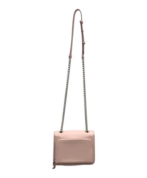 Salvatore Ferragamo（サルヴァトーレ フェラガモ）Salvatore Ferragamo (サルヴァトーレ フェラガモ) ヴェラ・レインボー チェーンショルダーバッグ ピンクの古着・服飾アイテム