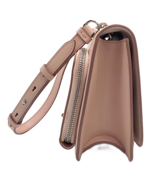 Salvatore Ferragamo（サルヴァトーレ フェラガモ）Salvatore Ferragamo (サルヴァトーレ フェラガモ) ヴェラ・レインボー チェーンショルダーバッグ ピンクの古着・服飾アイテム