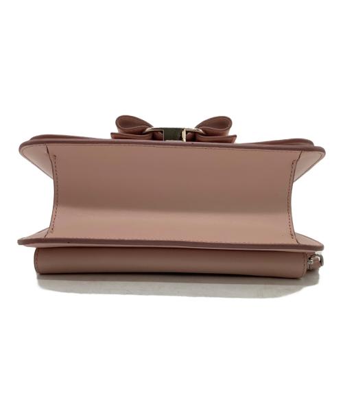 Salvatore Ferragamo（サルヴァトーレ フェラガモ）Salvatore Ferragamo (サルヴァトーレ フェラガモ) ヴェラ・レインボー チェーンショルダーバッグ ピンクの古着・服飾アイテム
