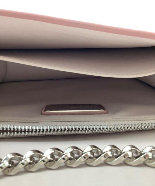 Salvatore Ferragamo（サルヴァトーレ フェラガモ）Salvatore Ferragamo (サルヴァトーレ フェラガモ) ヴェラ・レインボー チェーンショルダーバッグ ピンクの古着・服飾アイテム