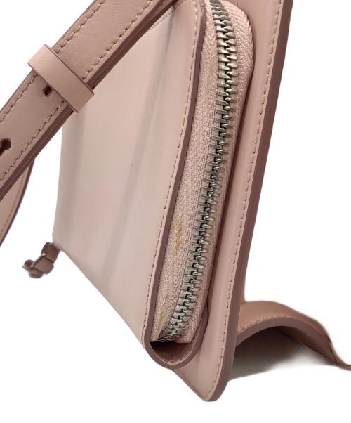 Salvatore Ferragamo（サルヴァトーレ フェラガモ）Salvatore Ferragamo (サルヴァトーレ フェラガモ) ヴェラ・レインボー チェーンショルダーバッグ ピンクの古着・服飾アイテム