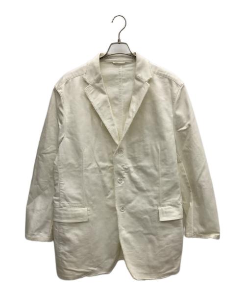 Calvin Klein（カルバンクライン）Calvin Klein (カルバンクライン) デニムジャケット ホワイト サイズ:3Lの古着・服飾アイテム