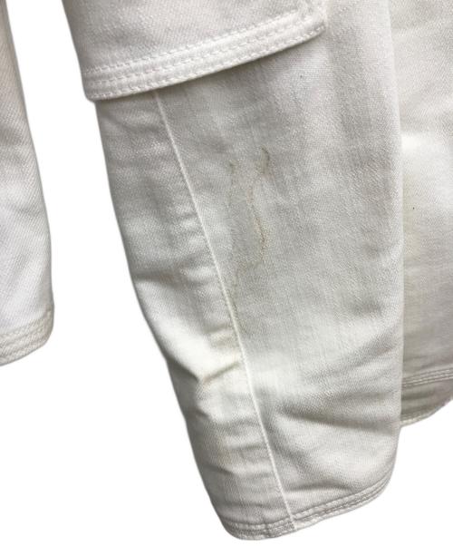 Calvin Klein（カルバンクライン）Calvin Klein (カルバンクライン) デニムジャケット ホワイト サイズ:3Lの古着・服飾アイテム