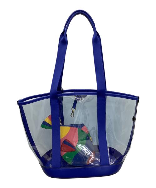 Kate Spade（ケイトスペード）Kate Spade (ケイトスペード) エリー ワッツ ア キャッチ トート ブルーの古着・服飾アイテム