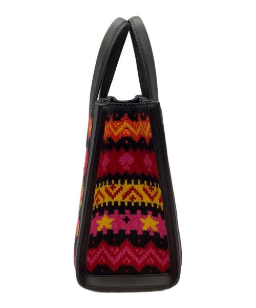 Kate Spade（ケイトスペード）Kate Spade (ケイトスペード) マンハッタン カーニバル フェアアイル スモール トート ブラックの古着・服飾アイテム