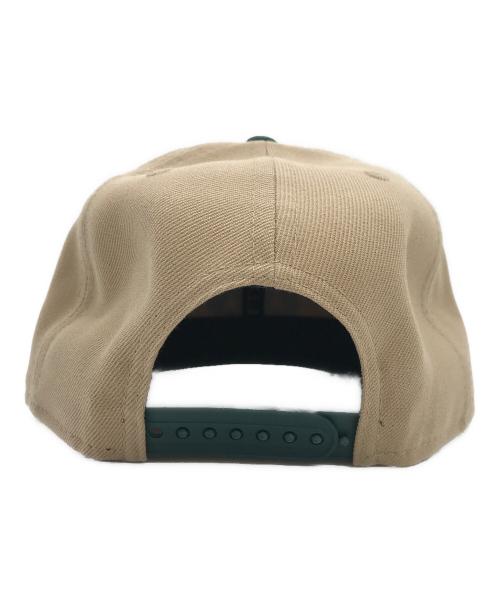 New Era（ニューエラ）New Era (ニューエラ) ATOMS (アトムズ) ロゴキャップ ブラウン×グリーン サイズ:MEDIUM/LARGE 未使用品の古着・服飾アイテム