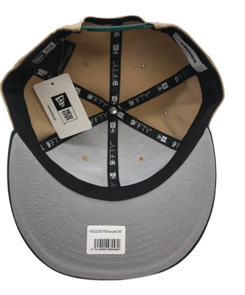 New Era（ニューエラ）New Era (ニューエラ) ATOMS (アトムズ) ロゴキャップ ブラウン×グリーン サイズ:MEDIUM/LARGE 未使用品の古着・服飾アイテム