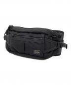 PORTERポーター）の古着「ヒートウエストバッグ」｜ブラック