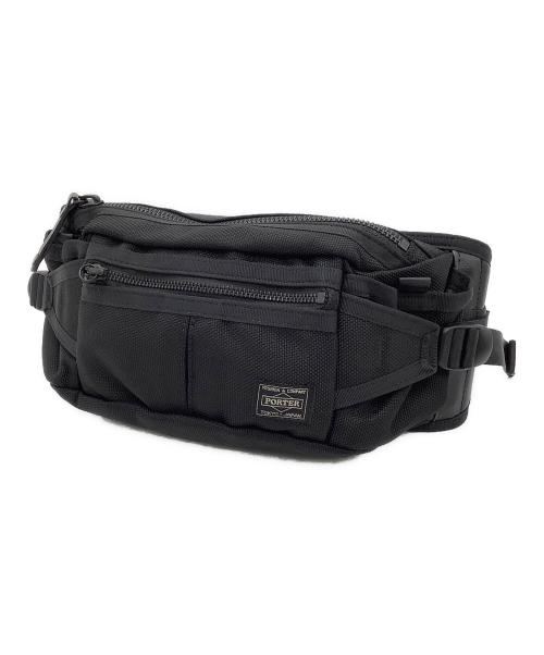 PORTER（ポーター）PORTER (ポーター) ヒートウエストバッグ ブラックの古着・服飾アイテム