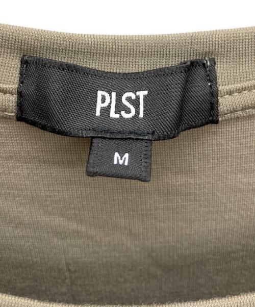 PLST（プラステ）PLST (プラステ) 半袖ワンピース カーキ サイズ:M 未使用品の古着・服飾アイテム
