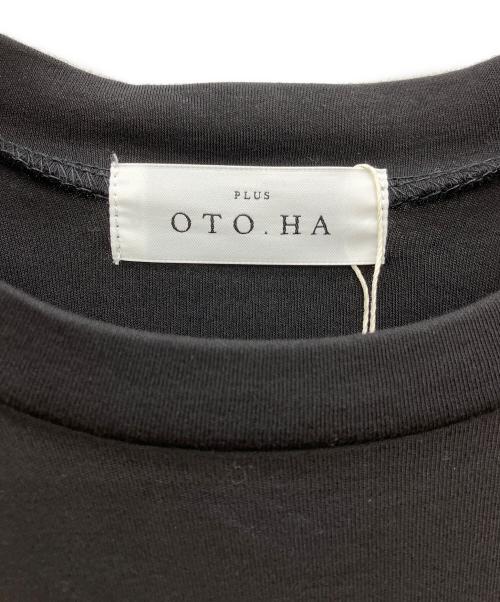 PLUS OTOHA（プラス オトハ）PLUS OTOHA (プラス オトハ) 半袖ワンピース ブラック サイズ:M 未使用品の古着・服飾アイテム