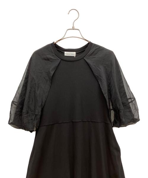 PLUS OTOHA（プラス オトハ）PLUS OTOHA (プラス オトハ) 半袖ワンピース ブラック サイズ:M 未使用品の古着・服飾アイテム