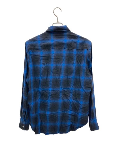 Rags McGREGOR（ラグスマックレガー）Rags McGREGOR (ラグスマックレガー) 長袖シャツ ブルー サイズ:Ｌの古着・服飾アイテム