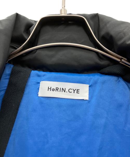 HeRIN.CYE（ヘリンドットサイ）HeRIN.CYE (ヘリンドットサイ) 中綿ジャケット ブラック サイズ:FREEの古着・服飾アイテム